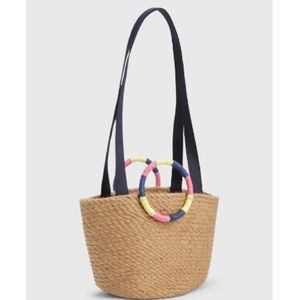NWT GAP women’s jute weave tote bag